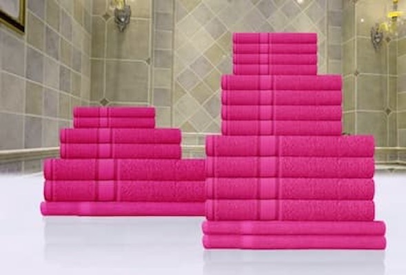 Premium bath towel - fuchsia